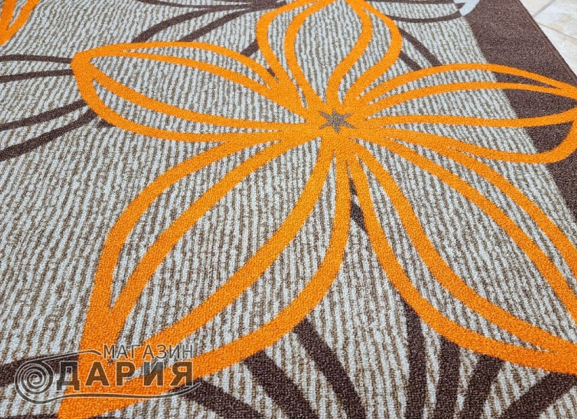 Мокетен килим ERIKA 8013 beige/orange